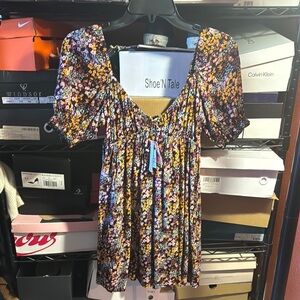 Floral Roxy mini dress